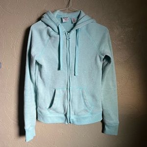 Blue Zip-up Hoodie